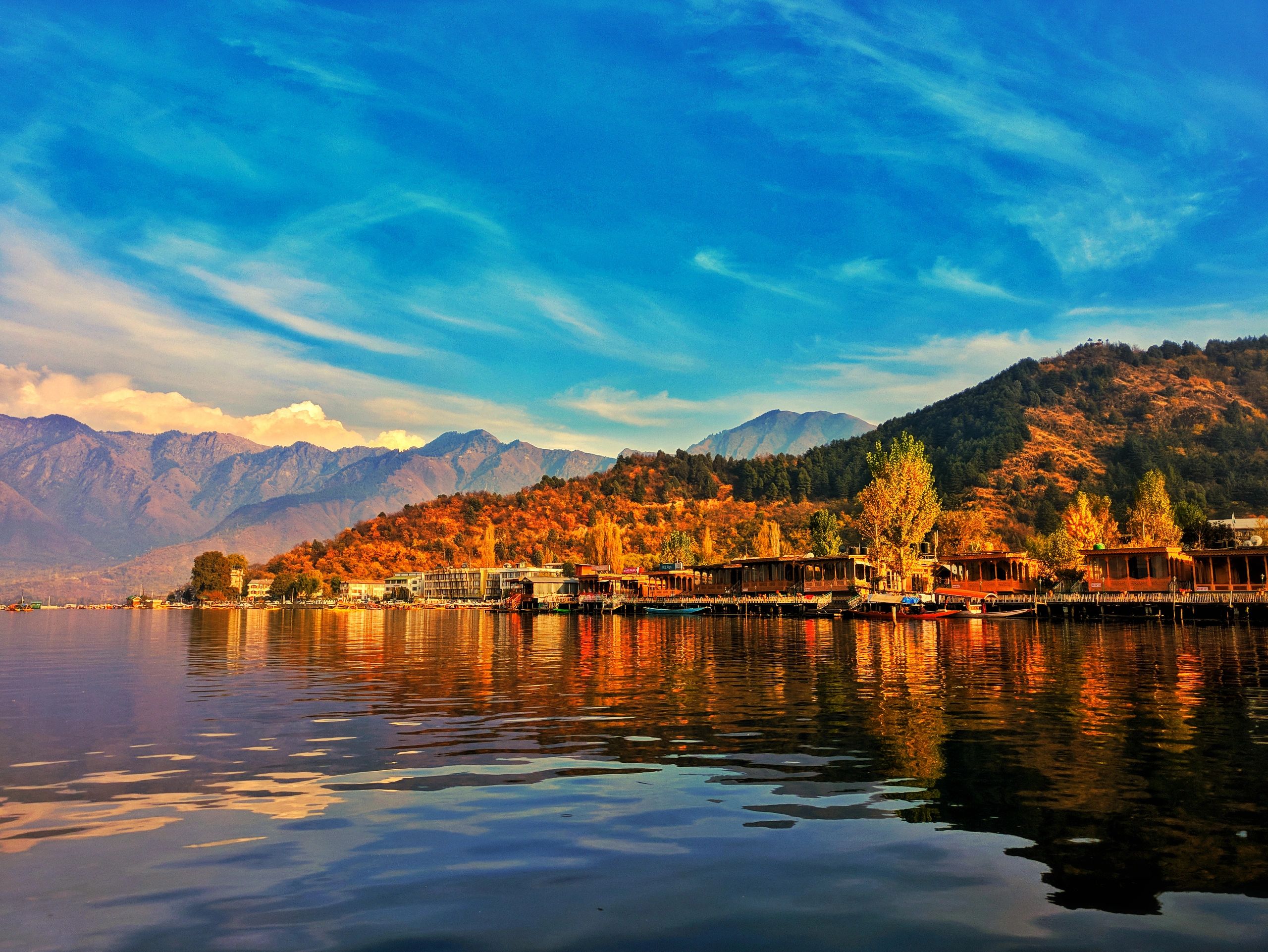 Dal Lake view in Kashmir